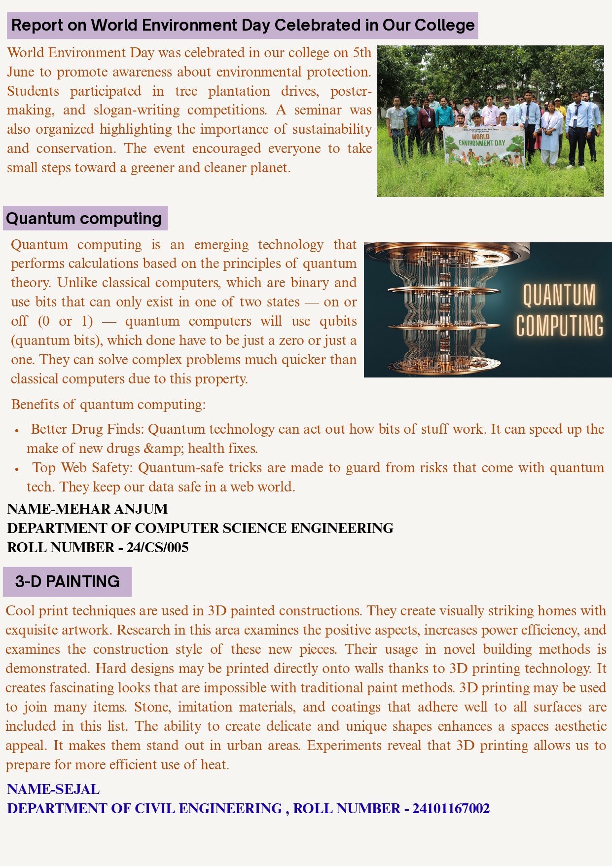 News Letter 7